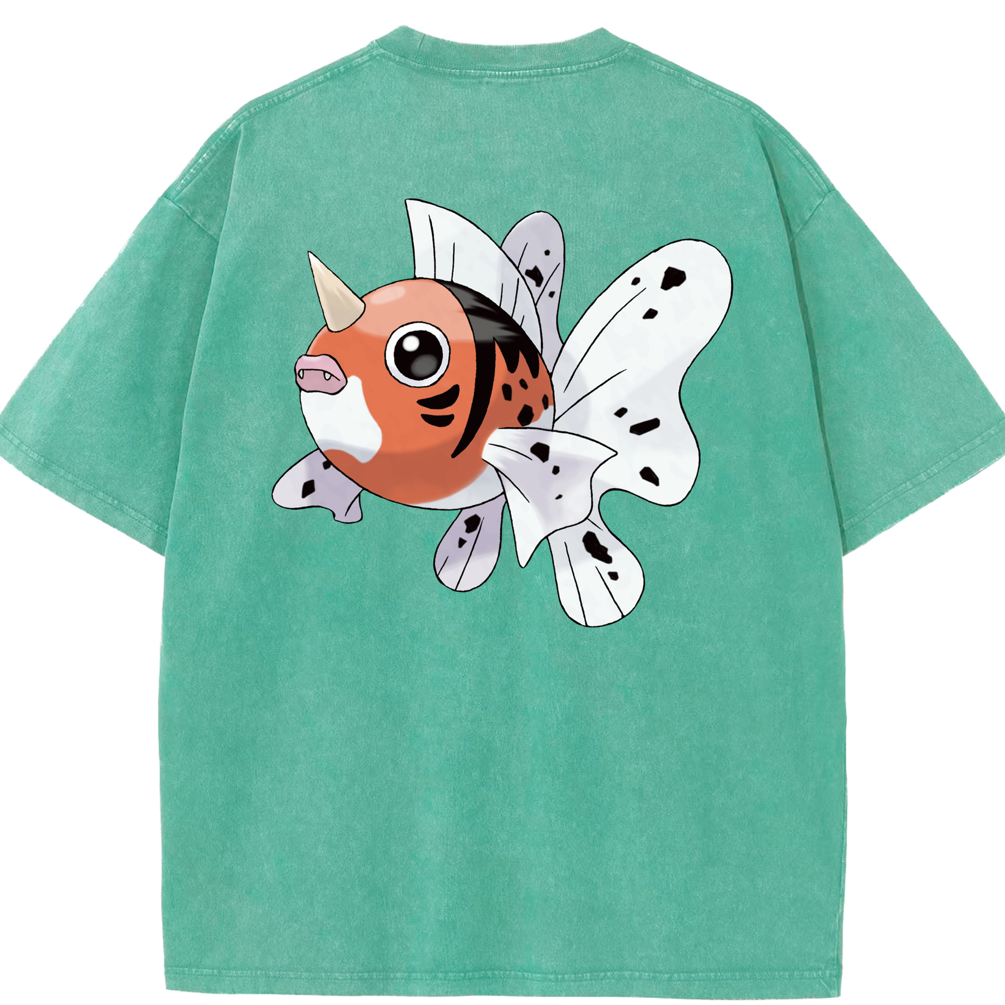 （画像用） ポケットモンスター Pokémon 綿100% ヴィンテージ風 半袖Tシャツ（背面プリント）